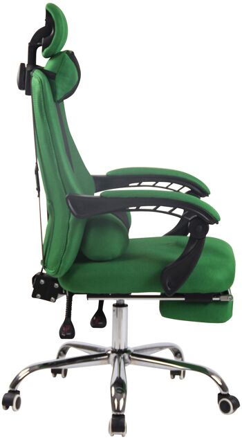 Casoli Chaise de Bureau Cuir Artificiel Vert 15x63cm 3