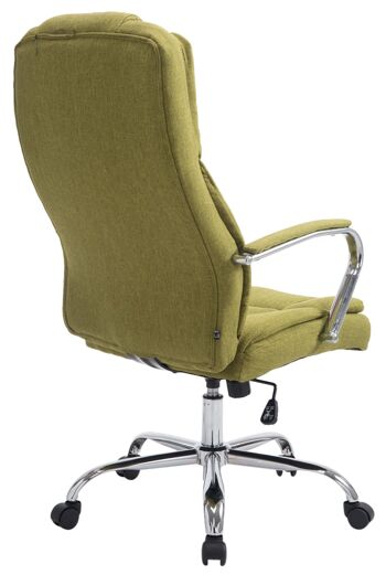 Pedaria Chaise de bureau Tissu Vert 17x70cm 4