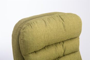 Spongano Chaise de Bureau Tissu Vert 16x77cm 4