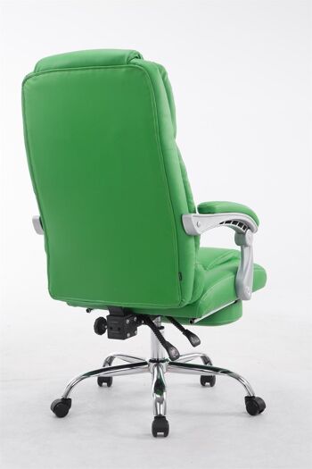 Botindari Chaise de Bureau Simili Cuir Vert 22x64cm 3