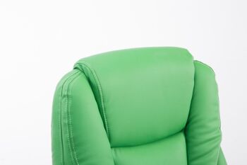 Botindari Chaise de Bureau Simili Cuir Vert 22x64cm 4