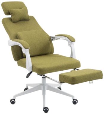 Recchia Chaise de Bureau Tissu Vert 19x63cm