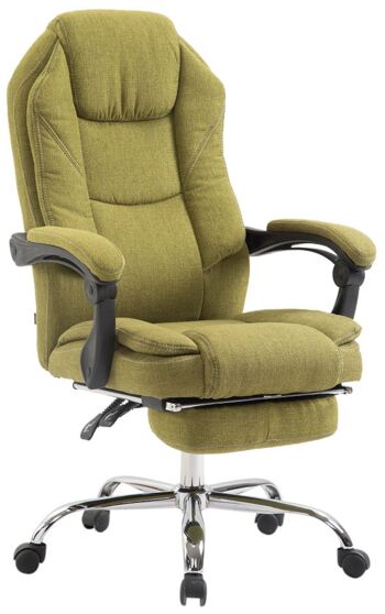 Lardirago Chaise de bureau Tissu Vert 17x64cm 1