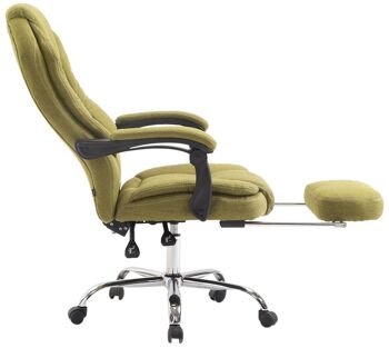 Lardirago Chaise de bureau Tissu Vert 17x64cm 2