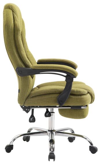 Lardirago Chaise de bureau Tissu Vert 17x64cm 4