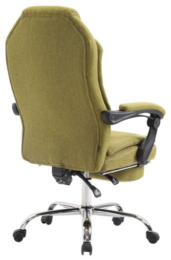 Lardirago Chaise de bureau Tissu Vert 17x64cm 5