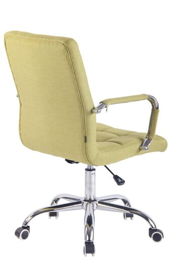 Cerqueta Chaise de Bureau Tissu Vert 11x62cm 2