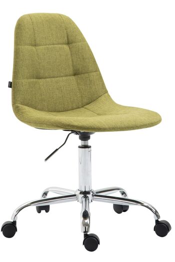 Chaise de bureau Rassina Tissu Vert 7x56cm 1