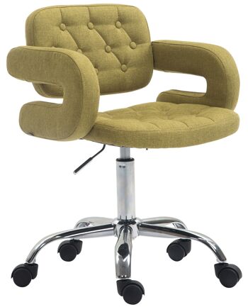 Chaise de Bureau Maccacari Tissu Vert 11x55cm 1
