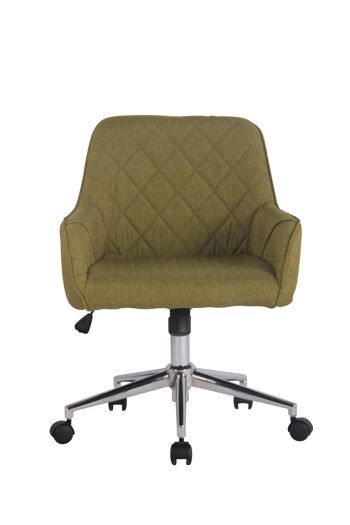 Torelle Chaise de Bureau Tissu Vert 9x58cm 2