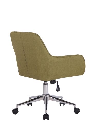 Torelle Chaise de Bureau Tissu Vert 9x58cm 4