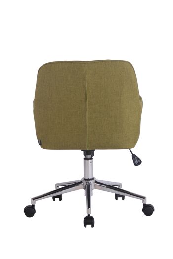 Torelle Chaise de Bureau Tissu Vert 9x58cm 5