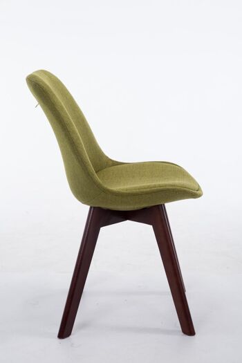 Piciò Chaise de salle à manger Tissu Vert 6x55cm 3