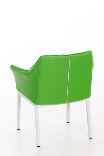 Roncaro Chaise de salle à manger Cuir artificiel Vert 13x63cm 4