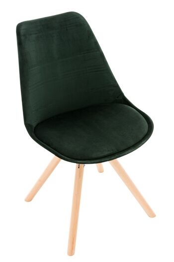 Chaise Peticcia Velours Vert 5x59cm 3