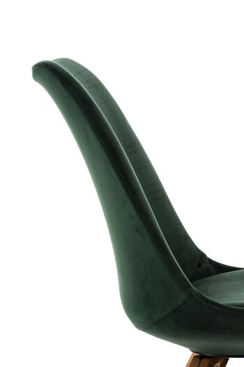 Chaise Sicilia Velours Vert 5x59cm 6