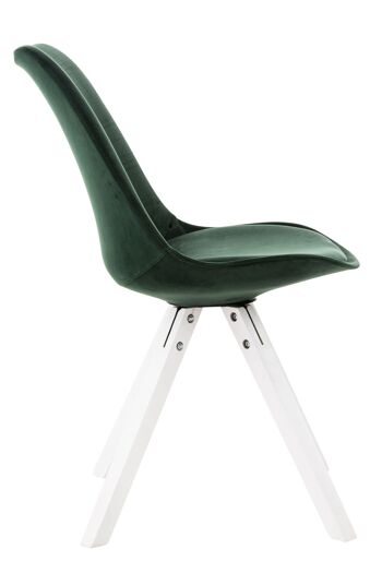 Percha Chaise de salle à manger Velours Vert 5x59cm 4