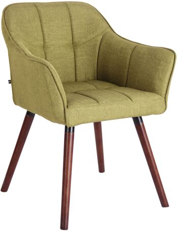 Spadola Chaise de Salle à Manger Tissu Vert 5x59cm 1