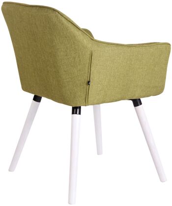 Polverigi Chaise de Salle à Manger Tissu Vert 5x59cm 4