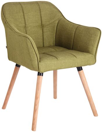 Corcolle Chaise de salle à manger Tissu Vert 5x59cm 1