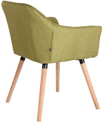 Corcolle Chaise de salle à manger Tissu Vert 5x59cm 4