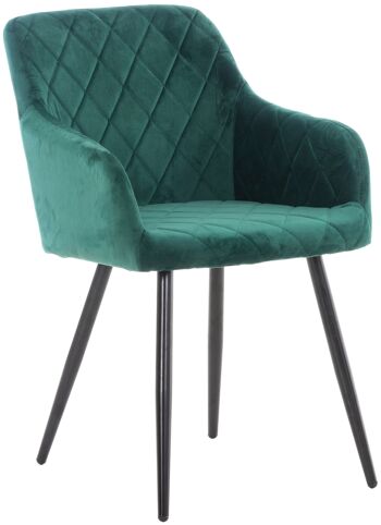 Montesoro Chaise de salle à manger Vert 6x44cm 1