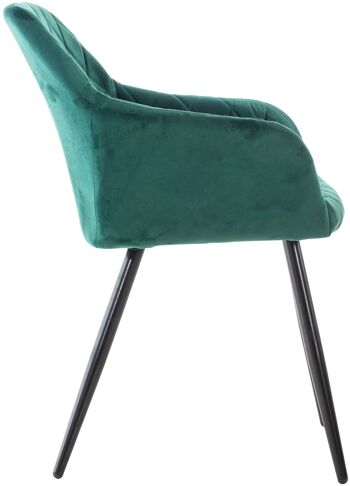 Montesoro Chaise de salle à manger Vert 6x44cm 2