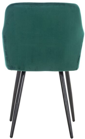 Montesoro Chaise de salle à manger Vert 6x44cm 4