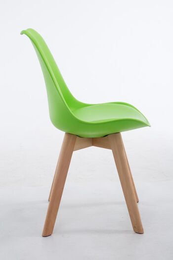 Doganella Chaise de Salle à Manger Simili Cuir Vert 6x41.5cm 3