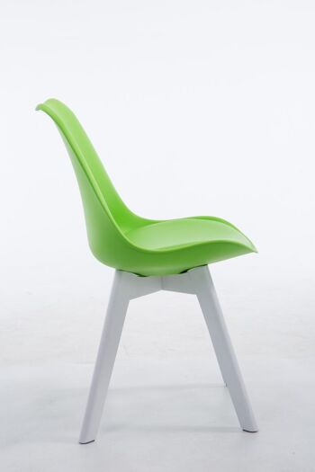 Petriola Chaise de Salle à Manger Similicuir Vert 6x41.5cm 3