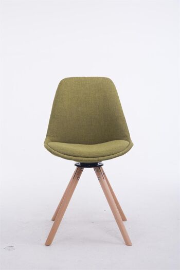 Cuorgn Chaise de salle à manger Tissu Vert 6x56cm 2