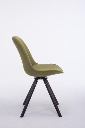 Valvarino Chaise de Salle à Manger Tissu Vert 6x56cm 2