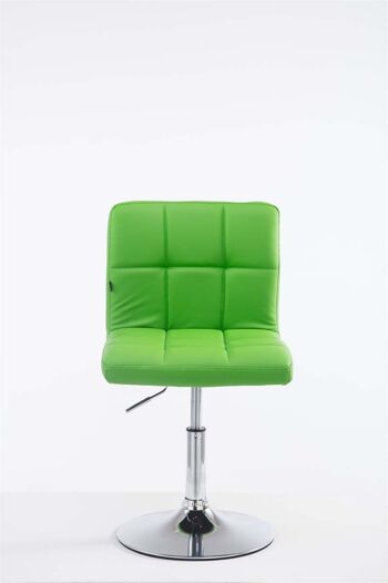 Fauteuil Pesca Cuir Artificiel Vert 7x49cm 2