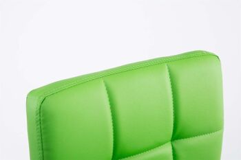 Fauteuil Pesca Cuir Artificiel Vert 7x49cm 6