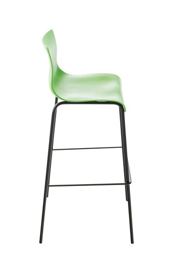 Desana Lot de 2 Tabourets de Bar Plastique Vert 6x48cm 3