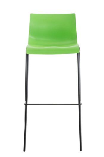 Desana Lot de 2 Tabourets de Bar Plastique Vert 6x48cm 5