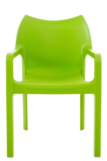 Campagni Chaise de Jardin Plastique Vert 4x53cm 2