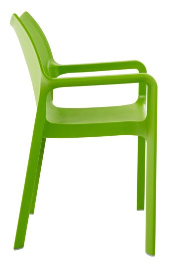 Campagni Chaise de Jardin Plastique Vert 4x53cm 3