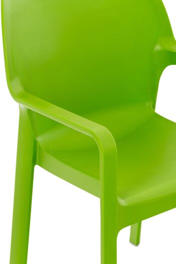 Campagni Chaise de Jardin Plastique Vert 4x53cm 5