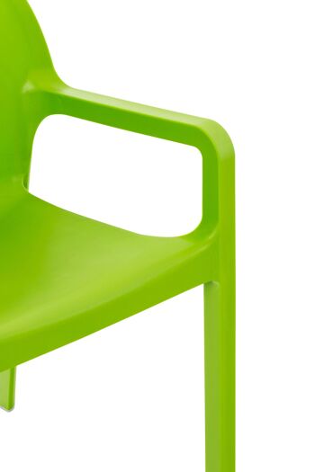 Campagni Chaise de Jardin Plastique Vert 4x53cm 6