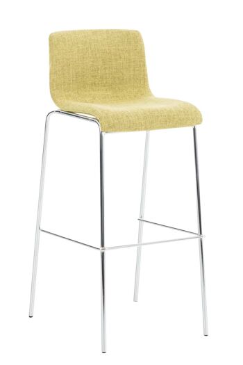 Pralungo Tabouret de Bar Tissu Vert 6x48cm 1