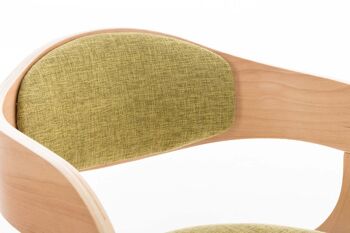 Curcio Chaise Visiteur Tissu Vert 8x46cm 4