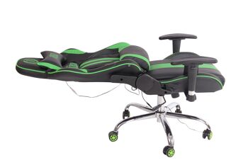 Bottini Chaise de Bureau Cuir Artificiel Vert 19x51cm 4