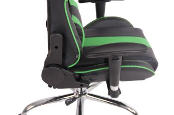 Bottini Chaise de Bureau Cuir Artificiel Vert 19x51cm 6