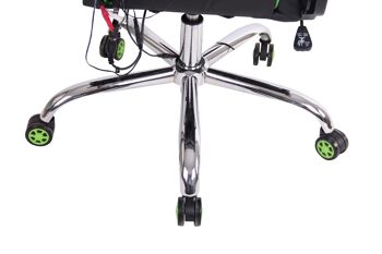 Bottini Chaise de Bureau Cuir Artificiel Vert 19x51cm 7