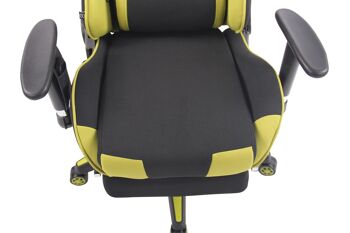 Legnago Chaise de bureau Tissu Vert 21x49cm 7