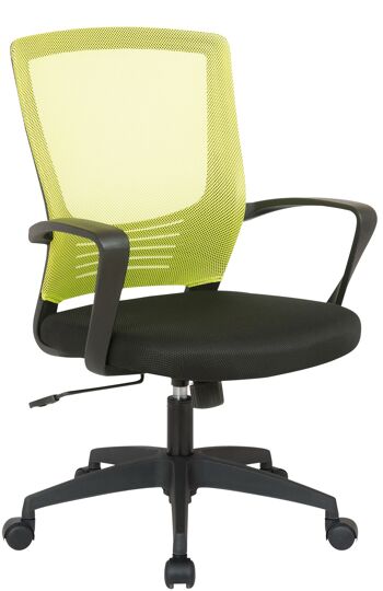 Rosalì Chaise de bureau Cuir artificiel Vert 10x53cm 1