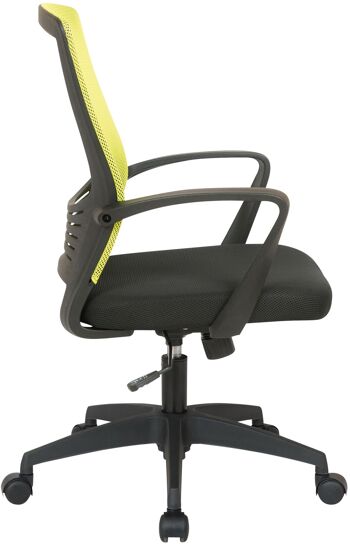 Rosalì Chaise de bureau Cuir artificiel Vert 10x53cm 3
