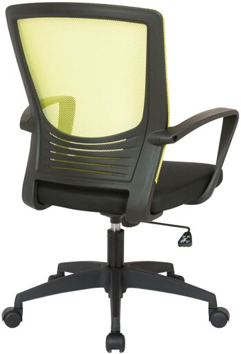 Rosalì Chaise de bureau Cuir artificiel Vert 10x53cm 4