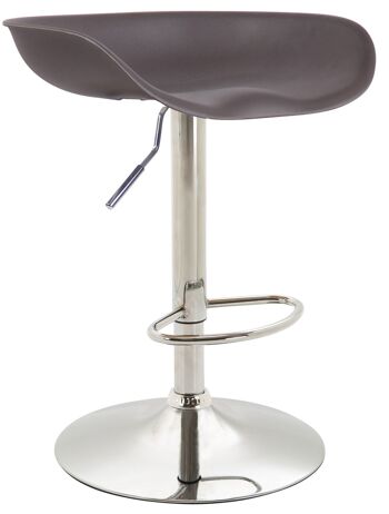 Tabouret de bar Tonco Café en plastique 5x43cm 1